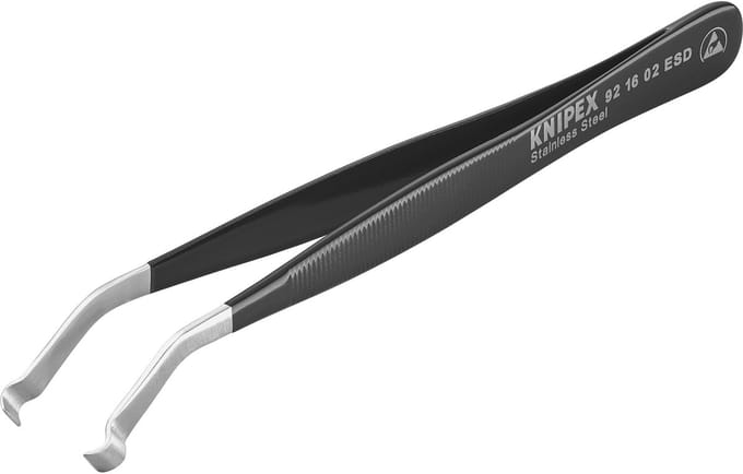Knipex Positioneerpincet ESD Roestvrij staal - 921602ESD