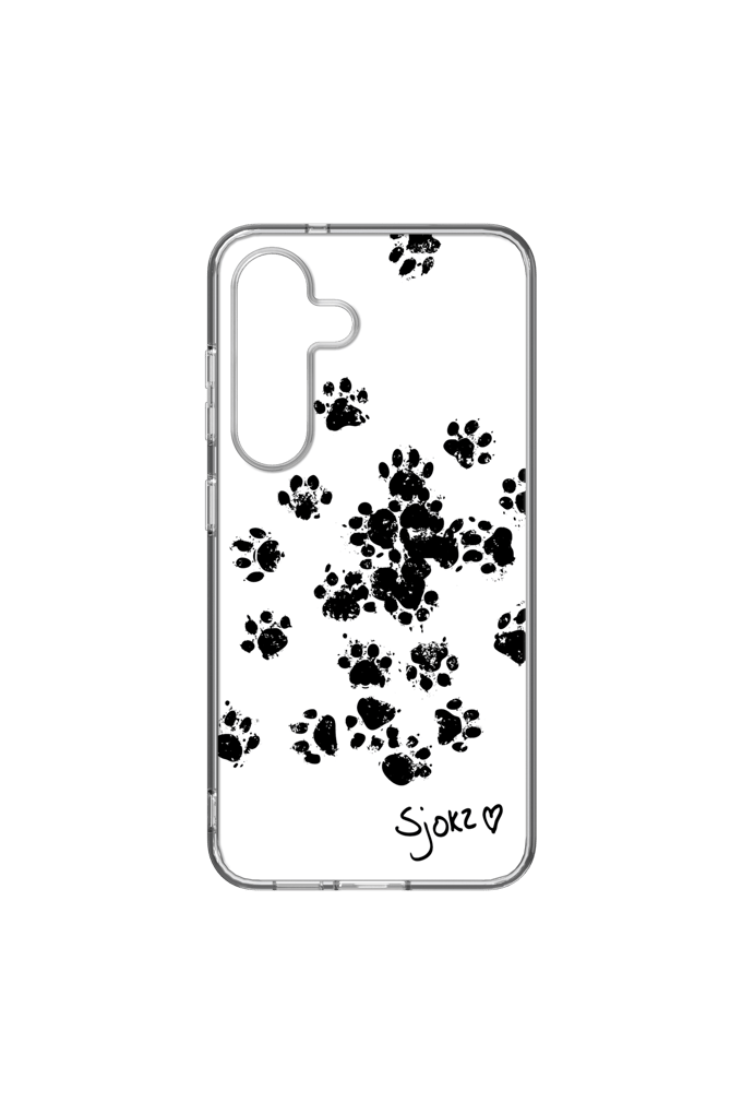 Samsung Galaxy S25 Sjokz Paws Hybrid Case Anymode Transparent
