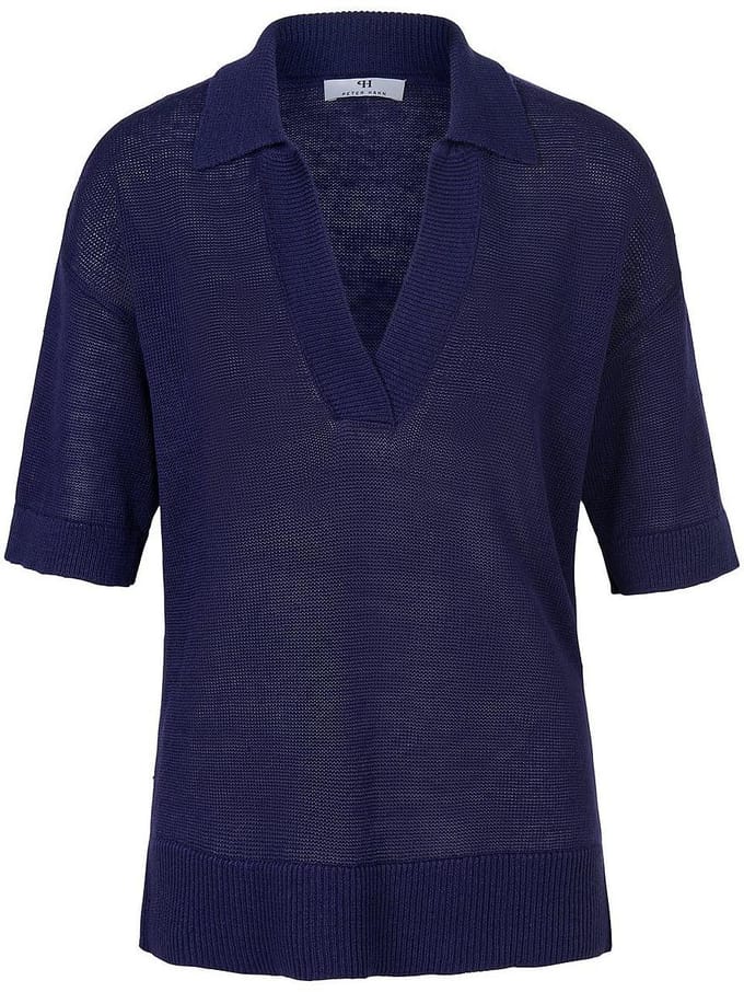 Polotrui 100% linnen Van Peter Hahn blauw