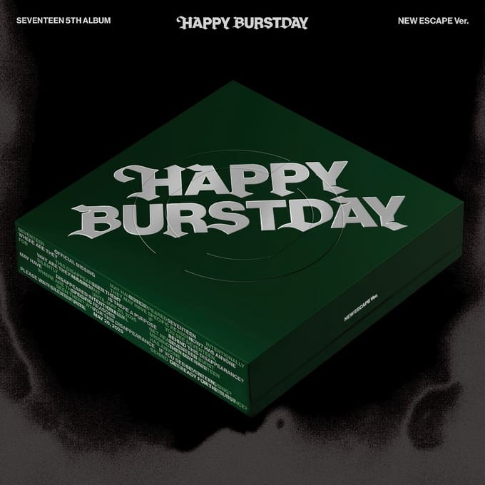 Seventeen - 5th Studio Album 'Happy Burstday' (CD) (New Escape Version)