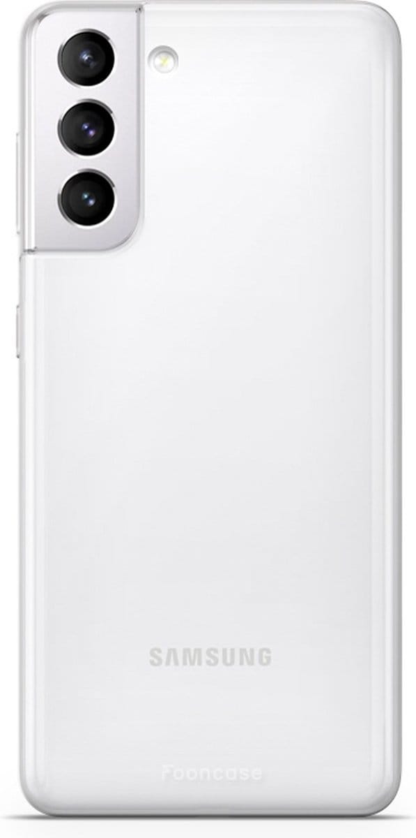 Fooncase Hoesje Geschikt voor Samsung Galaxy S21 Plus - Shockproof Case - Back Cover / Soft Case - Transparant