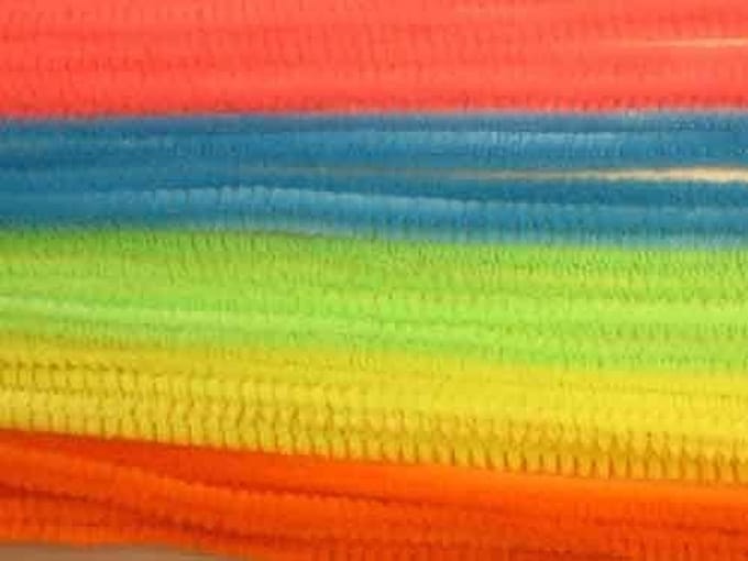 Chenille Set, Neon, 6mm x 30cm