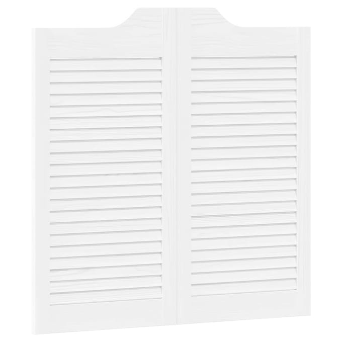 vidaXL - Schuifdeuren - 80 - x - 40 - cm - Massief - grenenhout - Wit