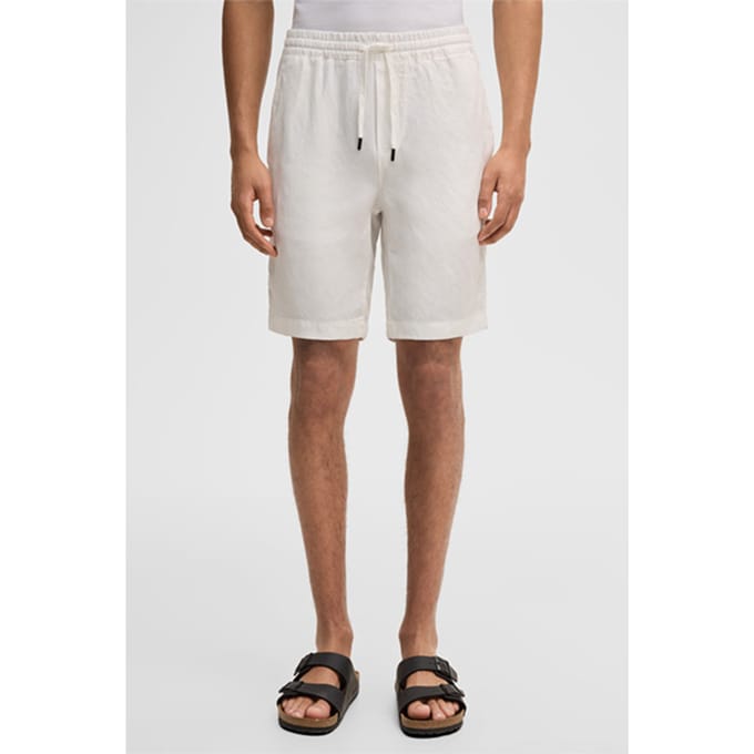 Bermuda Kaji met linnen, offwhite