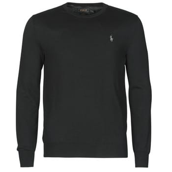 Trui Polo Ralph Lauren PULL COL ROND AJUSTE EN COTON PIMA LOGO PONY PLAYER