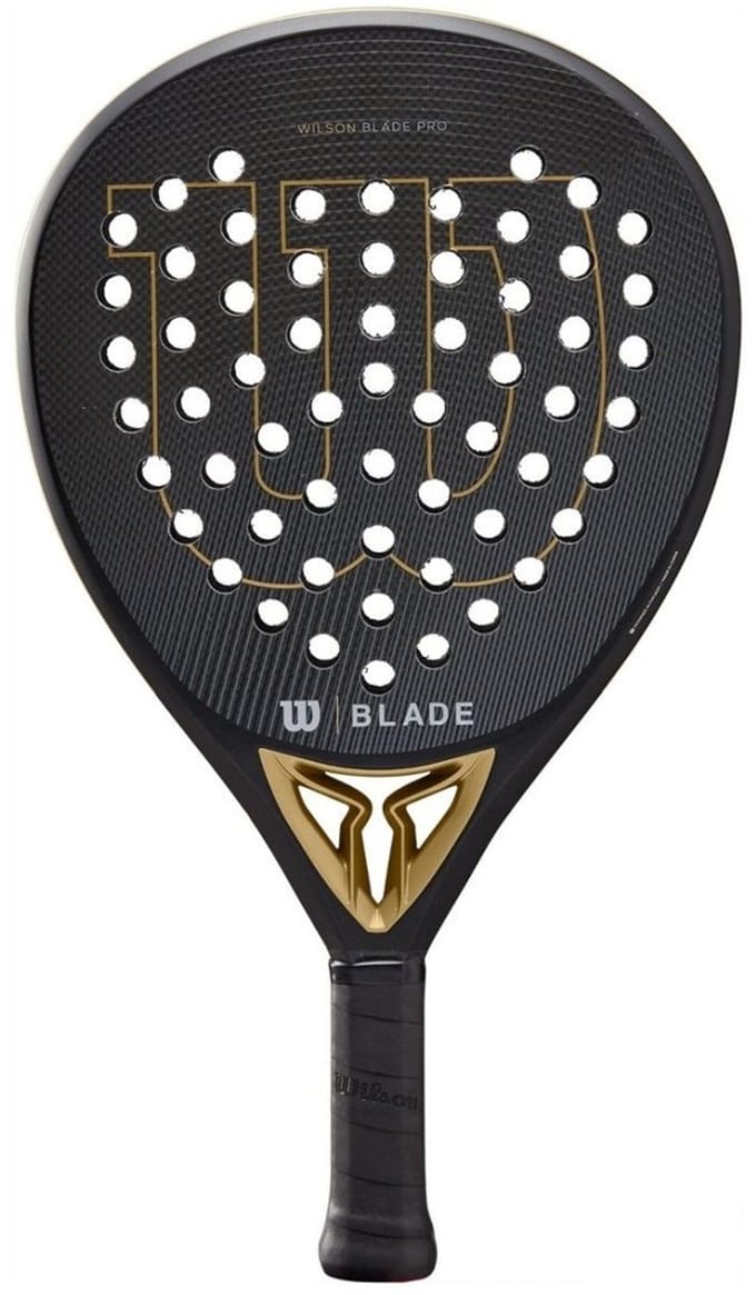 Wilson Blade Pro V2 (Druppel) - 2022 padel racket zwart/goud