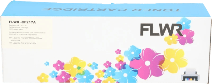 FLWR - Toner / 17A / Zwart - Geschikt voor HP