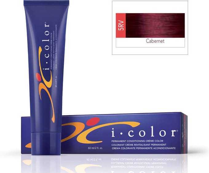 ISO i color Permanent Conditioning Crème Color 60ml 5RV(5.57) Cabernet