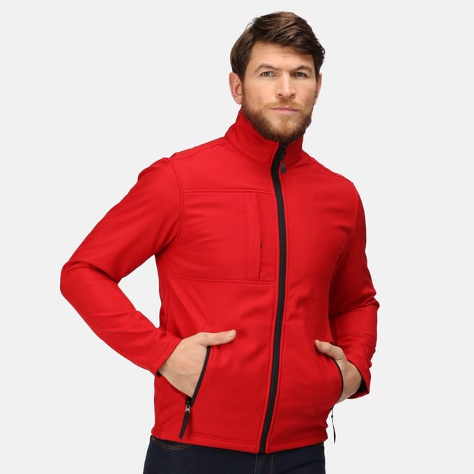 Regatta Professionele Herenoctagon II Waterdicht Softshell-jasje (Klassiek rood/zwart)
