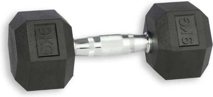 Gorillagrip Hex Dumbbell - 10 KG/ Dumbbell/ Hexagon/ Gewichten/ Fitness & Krachttraining