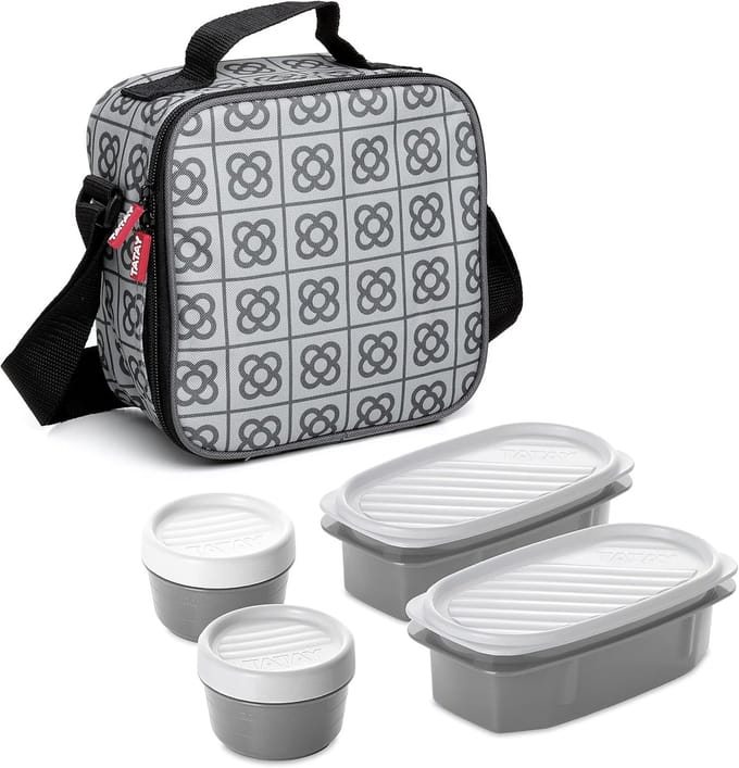 Koeltas met luchtdichte deksels - 3 liter, 22,5 x 10 x 22 cm