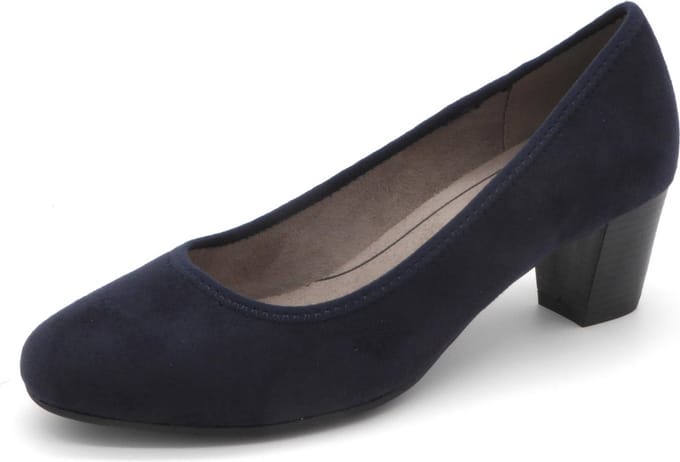 Jana Dames Pump - 22476-804 Blauw - Wijdte H - Maat 41