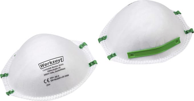 Werkzeyt Fijnstofmasker FFP1, 2 stuks