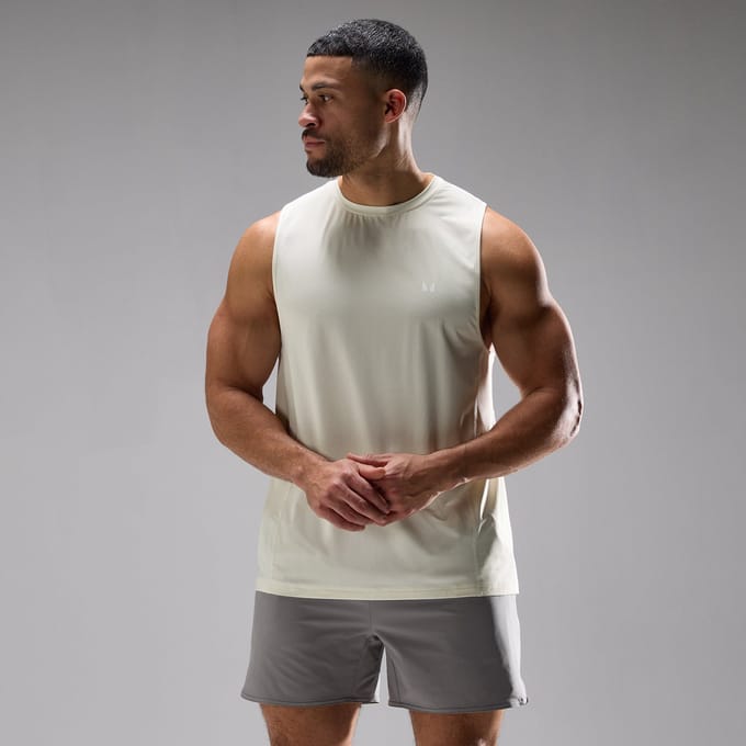 MP Heren Training Ultra Mesh Tanktop - Platinum - XS