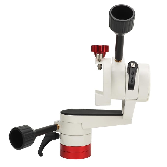 Altazimut Telescoop Montering 360 graden Verstelling 38in Draad Aluminiumlegering Micro Beweging PTZ Montering voor white