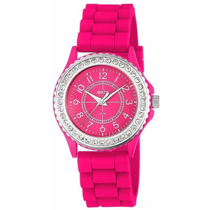 Horloge WATXANDCO RWA9011. Kwarts, Kleur roze. Vrouw.