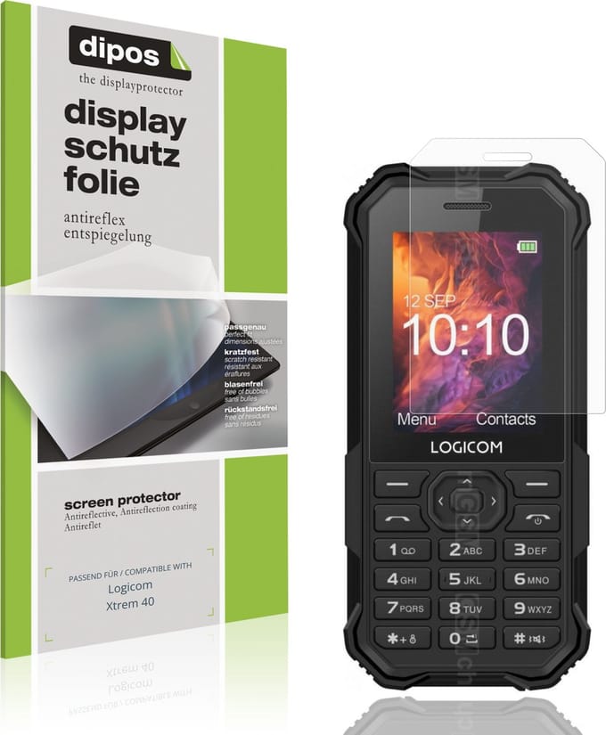 dipos – 4x Matte Beschermfolie geschikt voor Logicom Xtrem 40 | Krasbestendige & antireflecterende Screenprotector Ultra-Thin