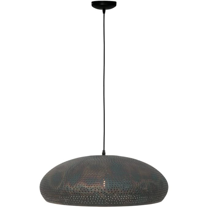 Freelight Fori hanglamp, Ø 53 cm, bruin, metaal