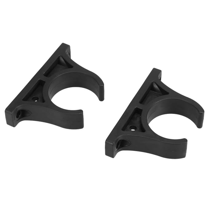 Pak van 4 Kajak Peddel Clips Plastic Peddel Roeispaan Houder Clips Keeper voor Kajak Kano Roeiboot black