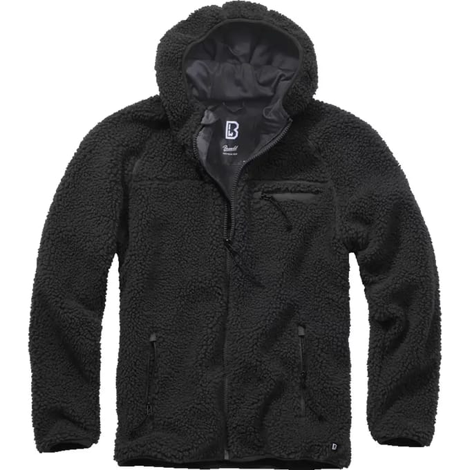Brandit Teddyfleece Worker Zwart jacket Heren