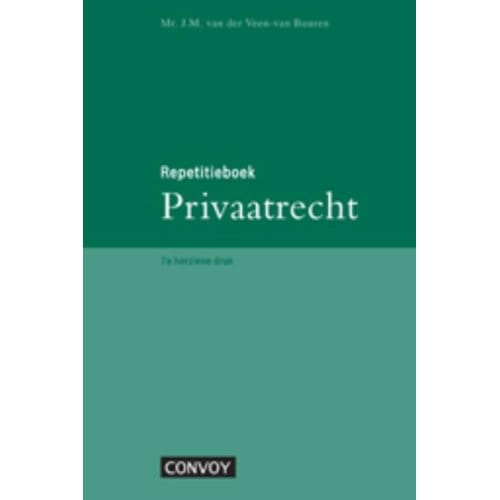 Repetitieboek Privaatrecht - van der Veen