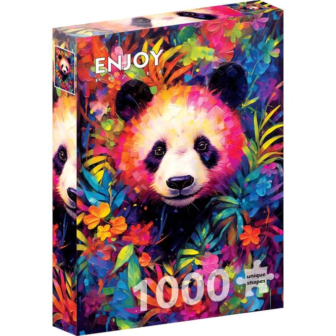 Enjoy Puzzle legpuzzel Playful Panda Cub - 1000 stukjes - kleurrijk.