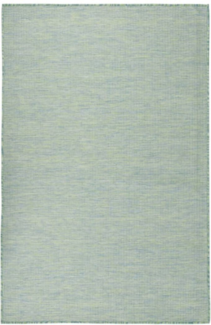 vidaXL Buitenkleed platgeweven 100x200 cm turquoise
