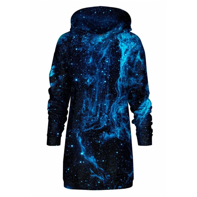 "Cygnus Loop" Oversize hoodiejurk