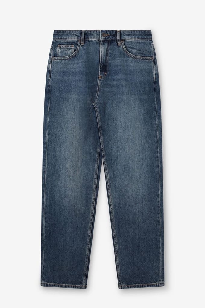 Sissy-Boy - Blauwe mid-rise loose fit jeans