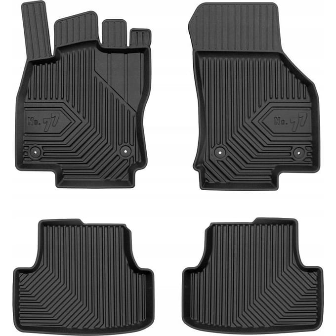 FROGUM No.77 Rubber Automatten – VW Golf VIII vanaf 2019 – TPE – Perfecte Pasvorm – Niet geschikt voor Hybride & Variant