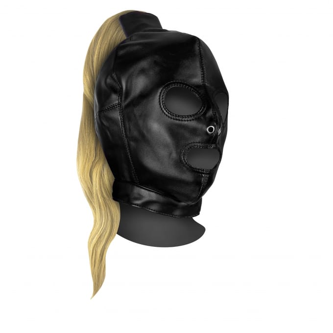 OUCH! Bondage Masker Met Blonde paardenstaart