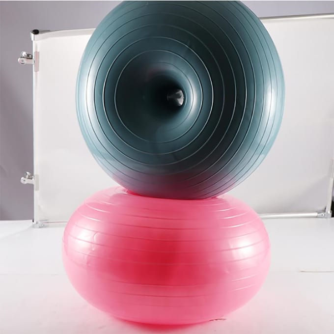 Oefening Donut Yoga Bal Workout Core Training Stabiliteitsbal Voor Yoga Pilates Balans Training gray