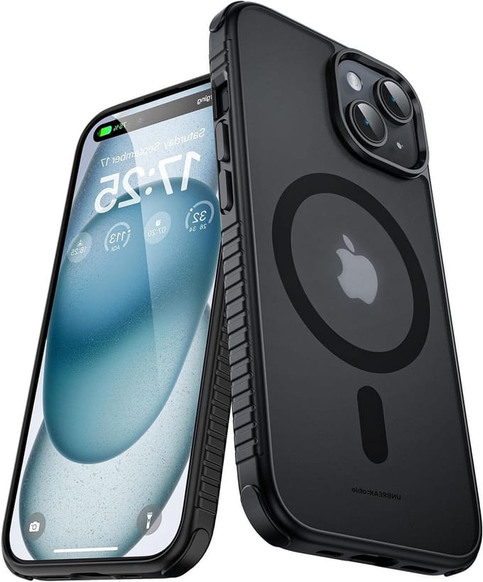 Magnetische Hoes voor iPhone 15 - Schokbestendig, Antislip en Translucent Matte Bescherming