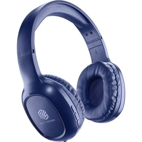Cellularline On Ear headset Bluetooth, Draadloos, Kabel Blauw Volumeregeling, Touchbesturing
