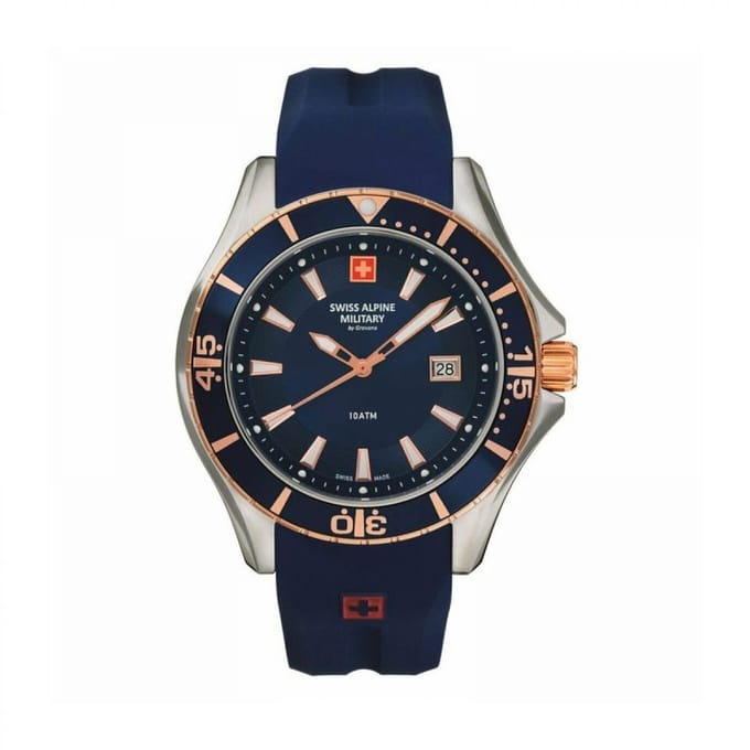 Swiss Alpine Military Quartz Chronograph 7040.1855 10ATM 44MM