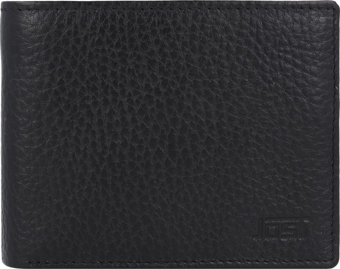 Jost Stockholm Portemonnee Leer 12 cm - Jongens - Horizontaal - schwarz