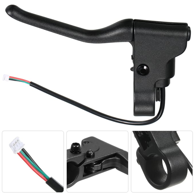 Remhendel Aluminiumlegering Remhendel Handremhendel voor Xiaomi M365/Pro Elektrische Scooters zwart