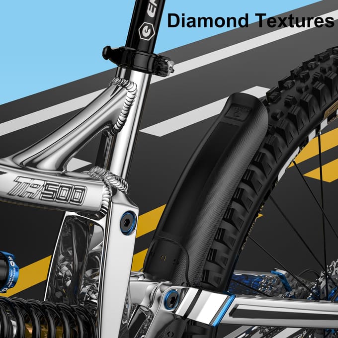 2 stks Mountainbike Spatbord Voor Achter Spatbord Set MTB Fiets Spatborden Mountainbike Accessoires 2 pcs black