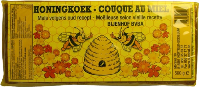 Bijenhof Honingkoek 500 Gram