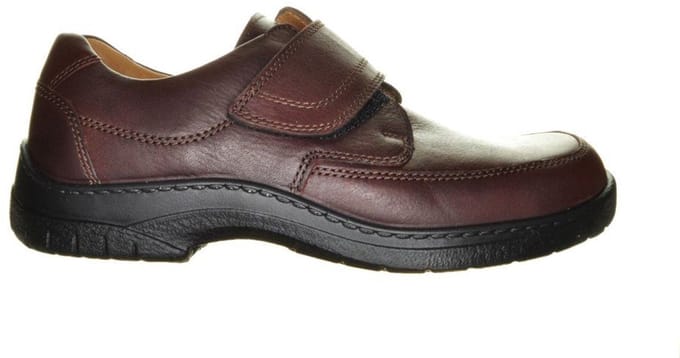Jomos Gesloten Bruine Herenschoen Velcro maat 40
