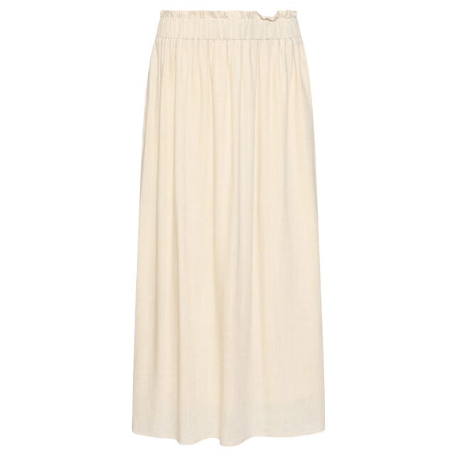 Smashed Lemon Dames rok met elastische taille en midi lengte |