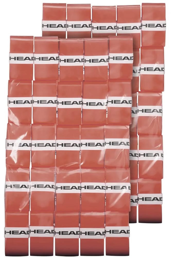 Head Prime Tour - Overgrip - Tackiness - Comfort - licht rood - 50 stuks