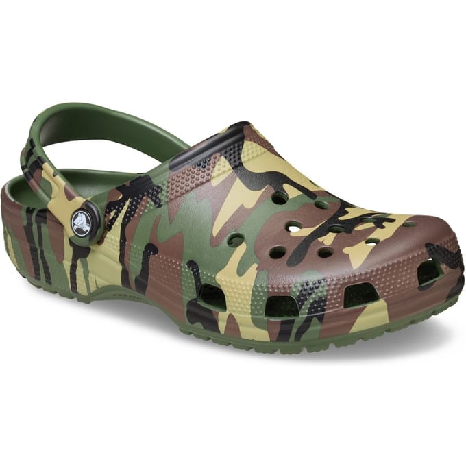 Crocs Classic Camouflage Eva Heren Army Groene Klompen