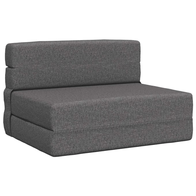 vidaXL - Vouwbare - Sofa - Bed - Lichtgrijs - 70 - x - 72 - x - 60 - cm - Stof