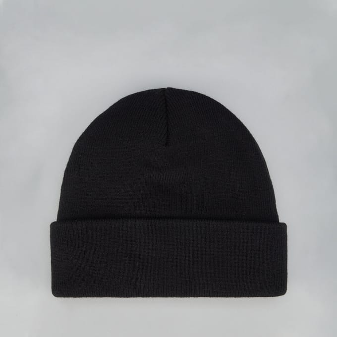 Harley Quinn Beanie Hat With Embroidery - Black