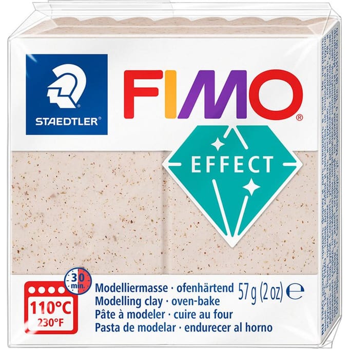 FIMO effect ovenhardende boetseerklei standaard blokje 57 g - botanical rose hip