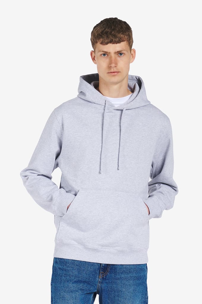No Label Nashville Organic Cotton Grey Maat: L | Sweaters Outlet | Heren | Grijs