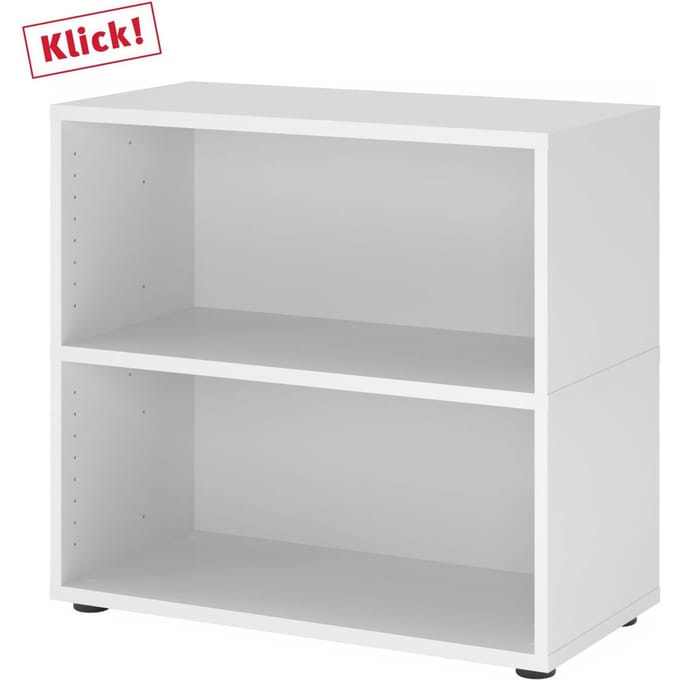 FlexWall | 2 OH | kast met verstelbare poten - Wit