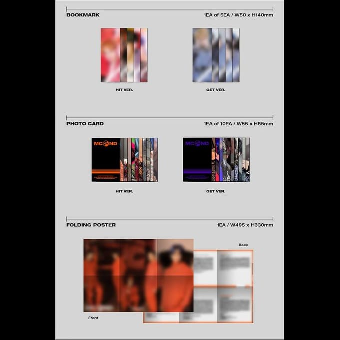 MCND [MCND AGE] 2e Mini Album Random Ver,No poster purple