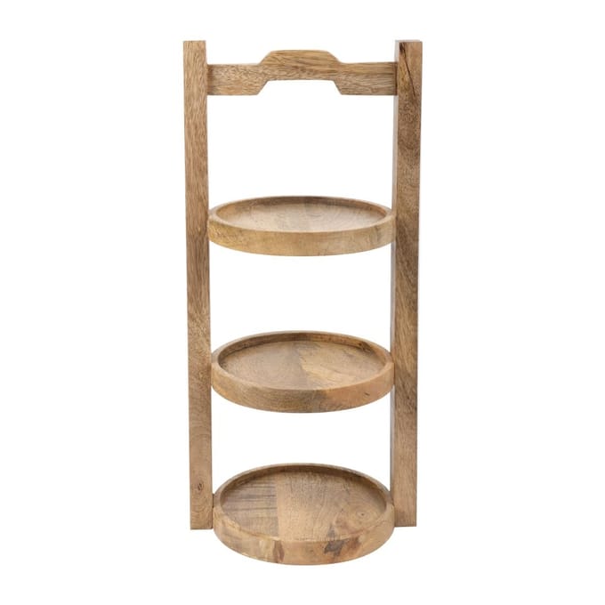 Olympia 3-laags stand Mango Hout voor 150mm borden